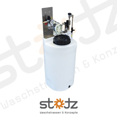 Automatische Felgeneinsprühung mit Dosierpumpe und Tank