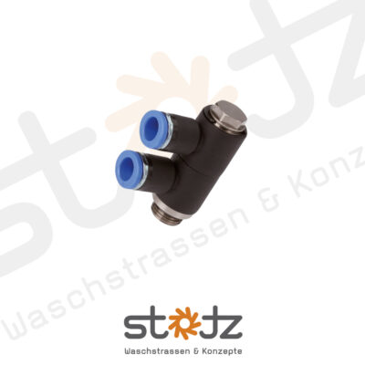 Einschraub-Steckverbinder, Winkel, 2-Fach