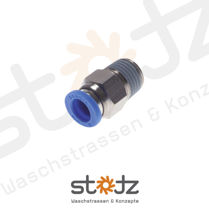 Einschraub-Steckverbinder, gerade