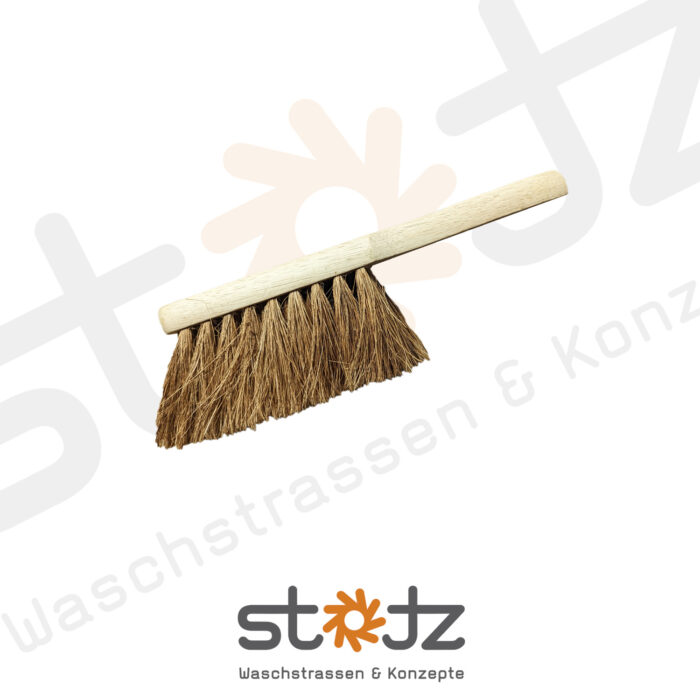 Handfeger Kokos Länge 280 mm mit Holzrücken – Bild 2