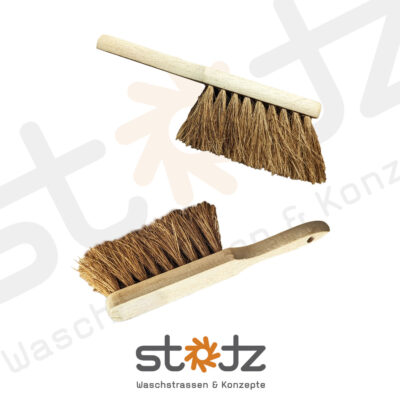 Handfeger Kokos Länge 280 mm mit Holzrücken