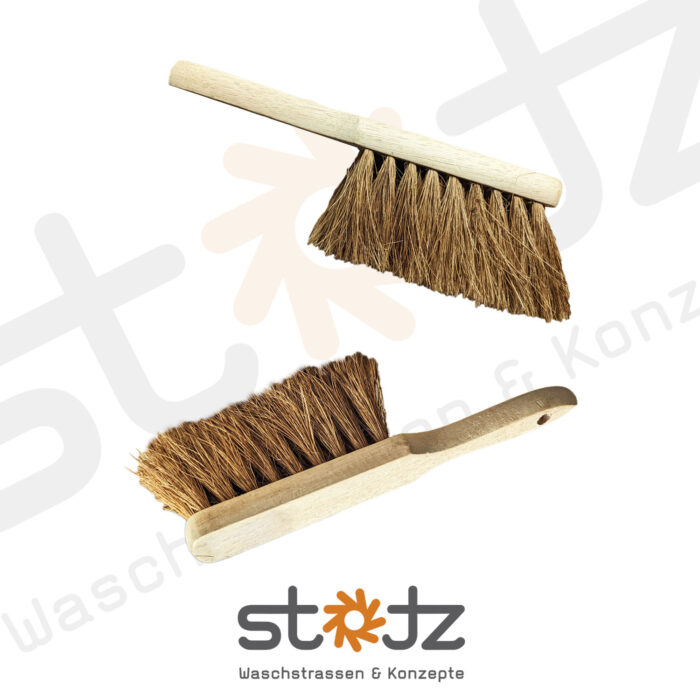 Handfeger Kokos Länge 280 mm mit Holzrücken