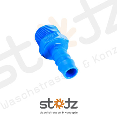 Gewinde-Schlauchtüllen mit BSPT Außengewinde 1/2" - 12 mm
