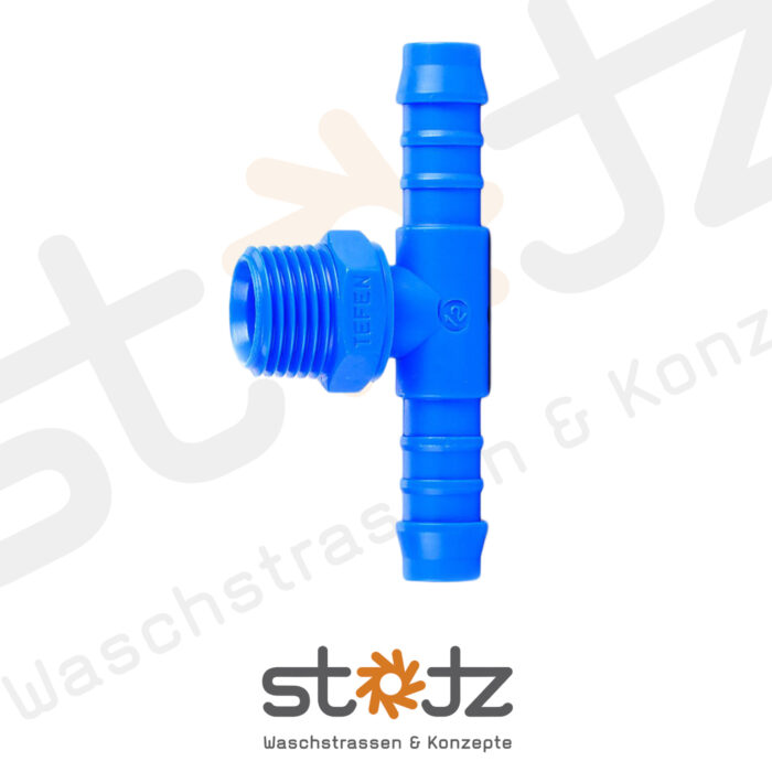 T-schlauchverbinder mit BSPT Außengewinde 1/4" - T 12 mm – Bild 2