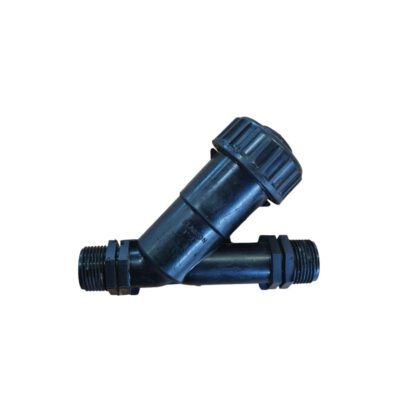 PP Schrägsitz-Rückschlagventil mit O-Ring EPDM, 2x Aussengewinde 1"AG