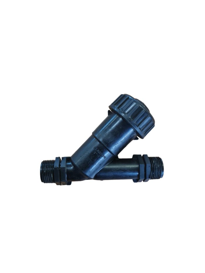 PP Schrägsitz-Rückschlagventil mit O-Ring EPDM, 2x Aussengewinde 1"AG