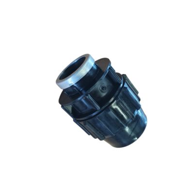 PP Klemmfitting für PE Rohr, Übergangsmuffe, Klemme x Innengewinde 63 mm x 1 1/2"