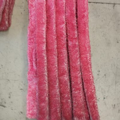 Trockenmitter Plüsch 10x150 cm rot