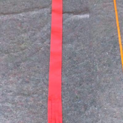 Trockenmitter 10x182 cm rot