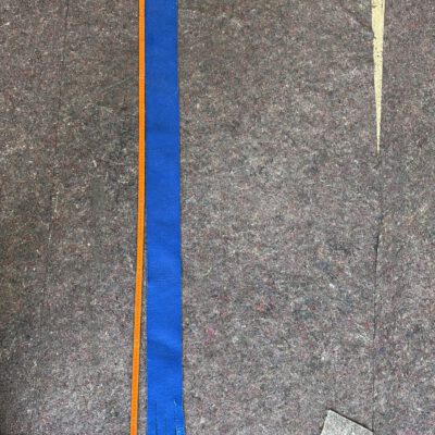 Trockenmitter 10x189 cm blau