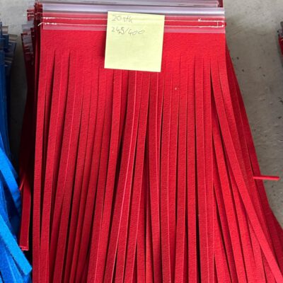 Waschtextil 24,5x40 cm rot