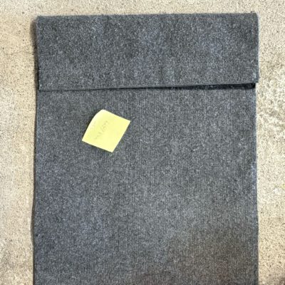 Vorhang 44,5x224 cm grau meliert