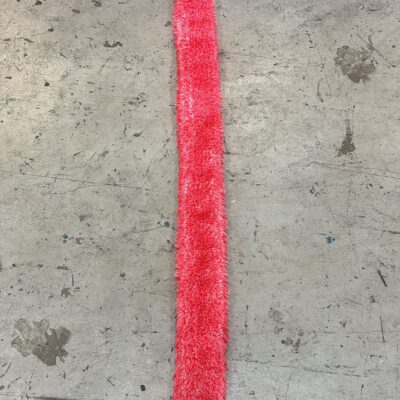 Trockenmitter Plüsch 10x176 cm rot