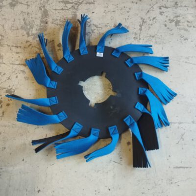 Moosgummi Ø 48,5cm außen blau