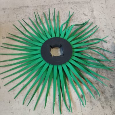 Waschtextil Ø 36,00cm innen grün