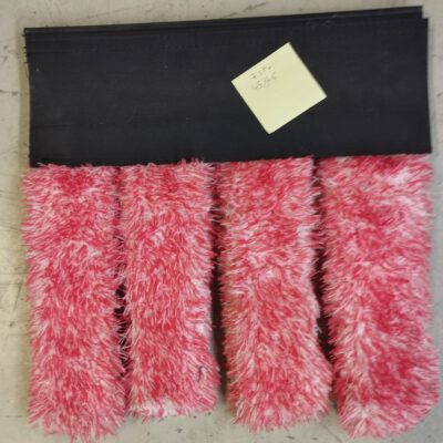 Trocknertextil Plüsch 45x46 cm rot